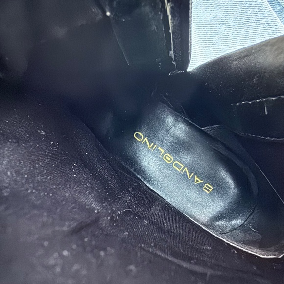 Y2K Classic black knee high leather riding boots - Picture 14 of 14